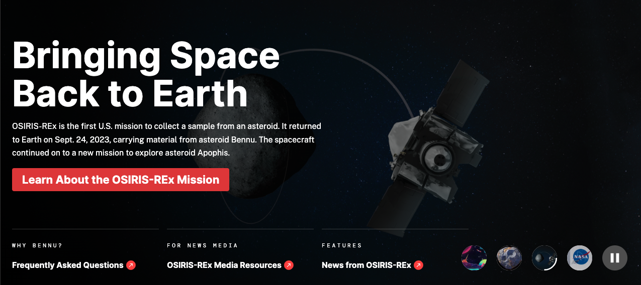 nasa wordpress website
